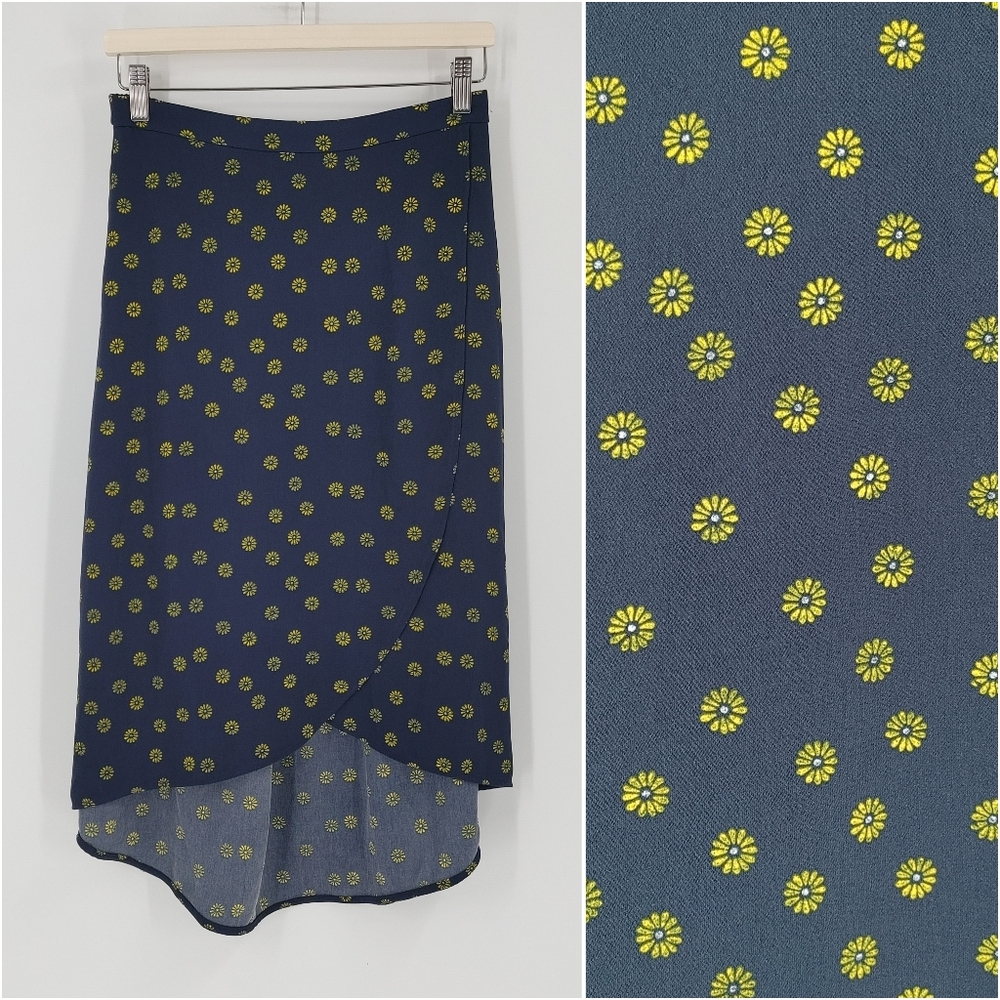 J Crew Wrap Midi Skirt